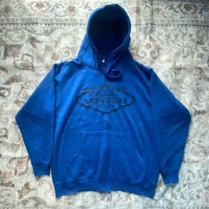 Blue Zip-Up Las Vegas Nevada